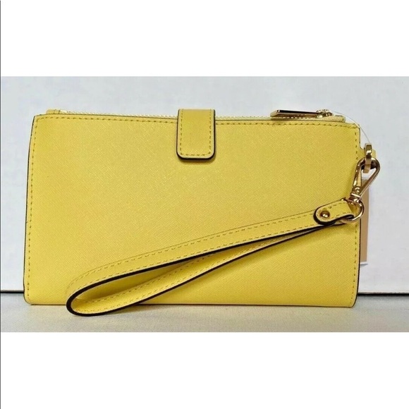 Michael Kors double zip wallet phone case wristlet - Picture 4 of 7